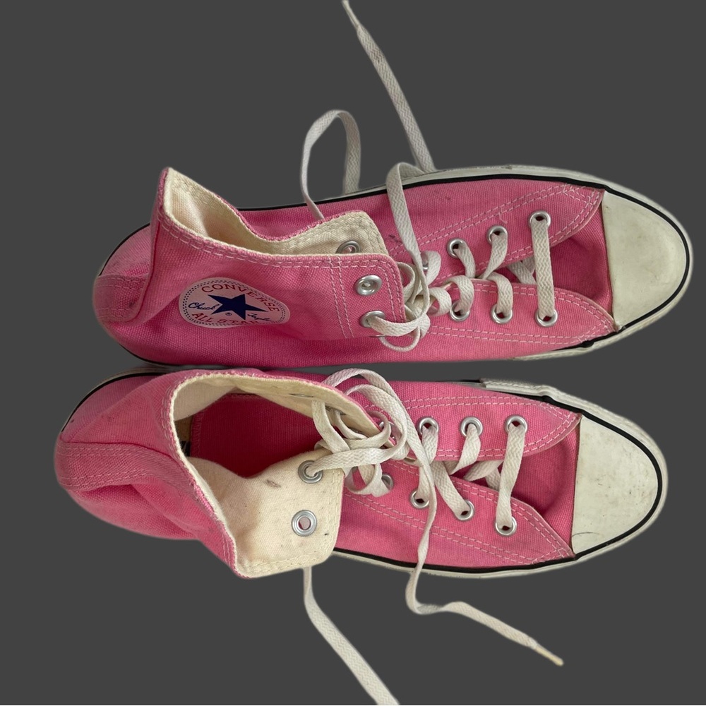 Converse All Star - Women's Tennis Shoe - Size 10 - Pink & White